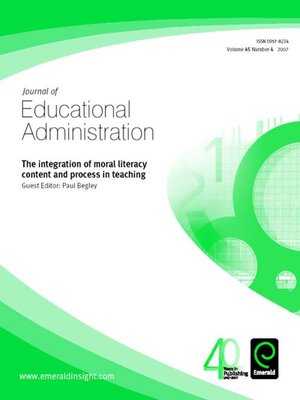cover image of Journal of Educational Administration, Volume 45, Issue 4